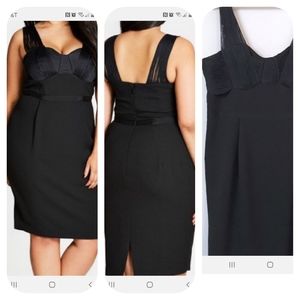 City chic look at me body con dress, size 20